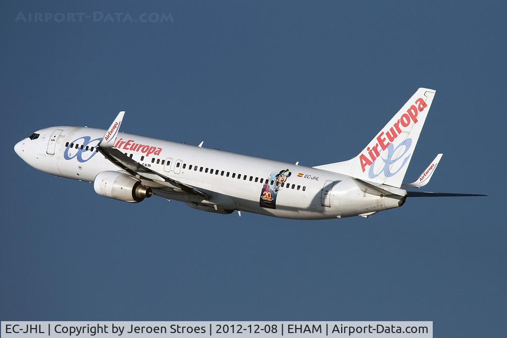 EC-JHL, 2005 Boeing 737-85P C/N 33976, winter in Holland