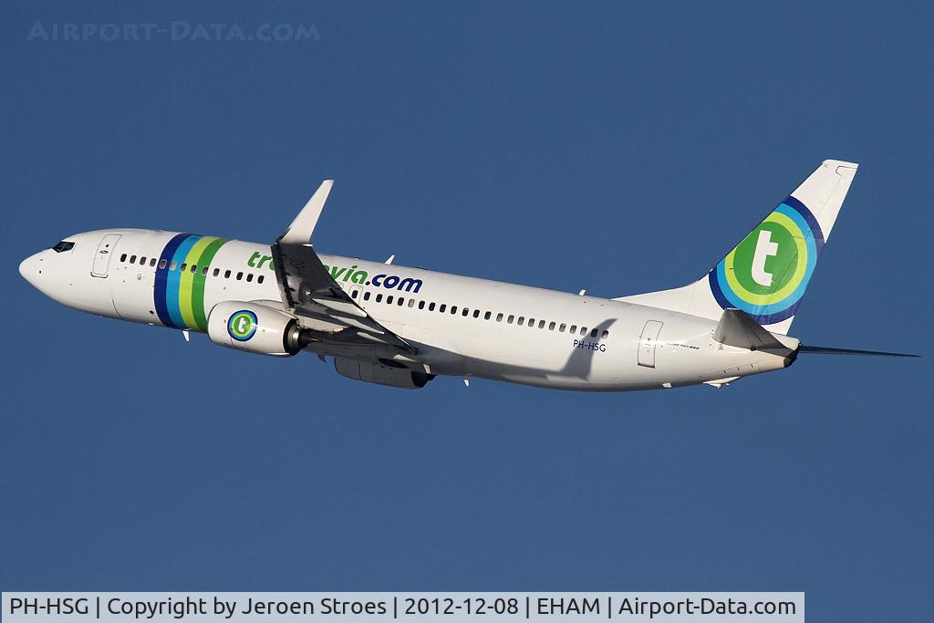 PH-HSG, 2012 Boeing 737-8K2 C/N 39262, winter in Holland