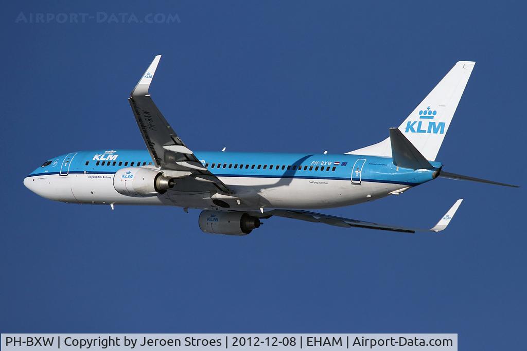 PH-BXW, 2007 Boeing 737-8K2 C/N 30360, winter in Holland