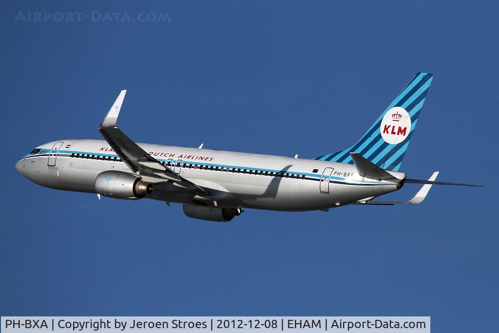 PH-BXA, 1998 Boeing 737-8K2 C/N 29131, winter in Holland