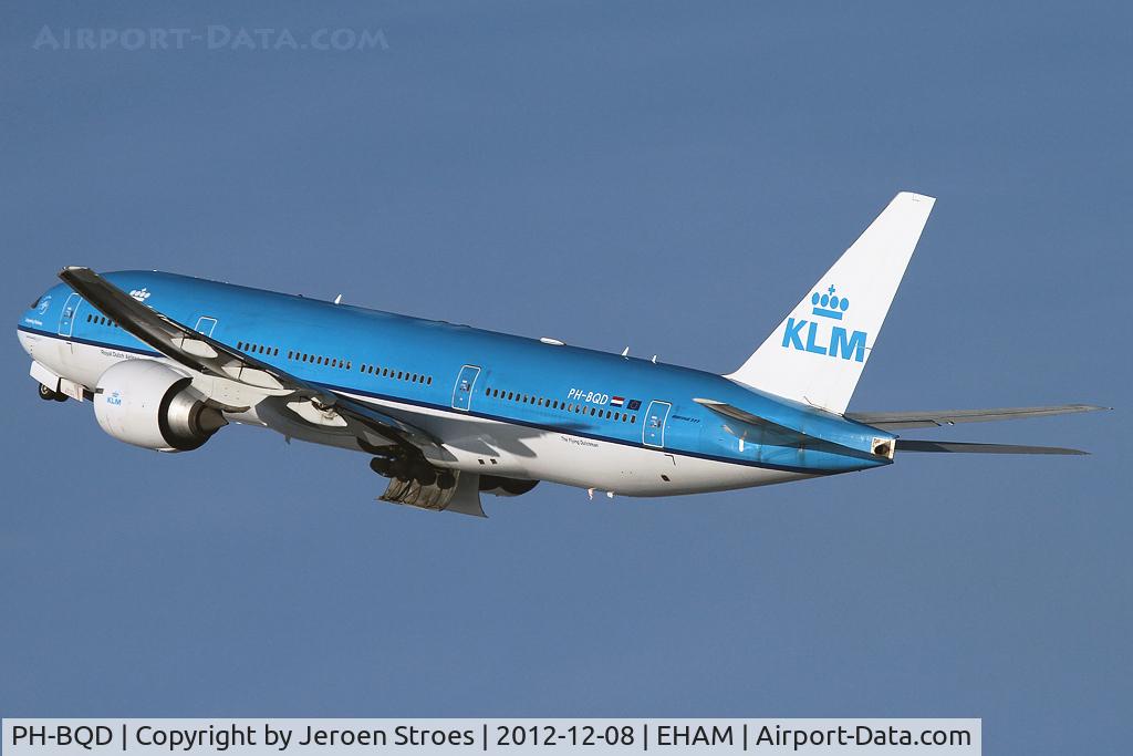 PH-BQD, 2003 Boeing 777-206/ER C/N 33713, winter in Holland