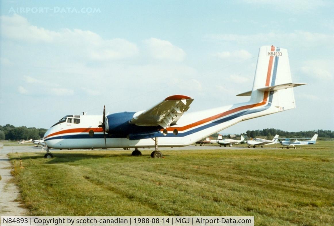 N84893, 1952 De Havilland Canada DHC-4A Caribou C/N 282, 1952 Dehavilland CARIBOU DHC-4A, N84893, at Orange County Airport, Montgomery, NY