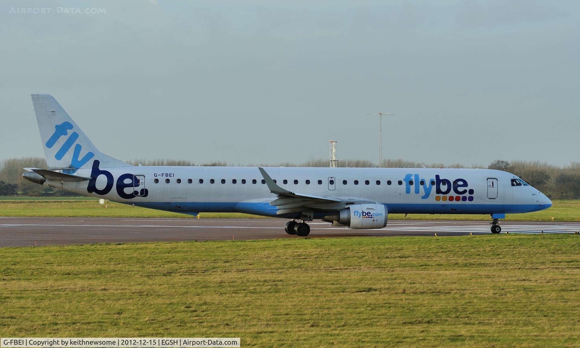 G-FBEI, 2007 Embraer 195LR (ERJ-190-200LR) C/N 19000143, A refreshing change !