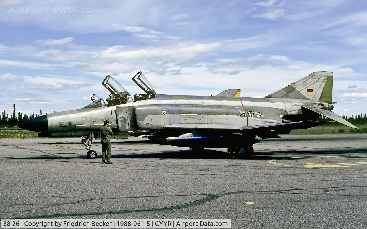 38 26, 1972 McDonnell Douglas F-4F Phantom II C/N 4681, last chance at CFB Goose Bay