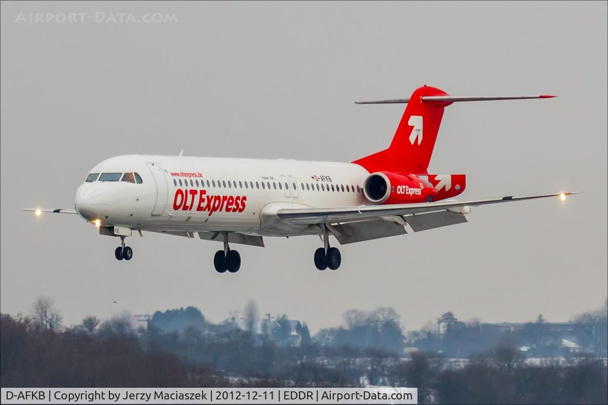 D-AFKB, 1994 Fokker 100 (F-28-0100) C/N 11527, Fokker 100
