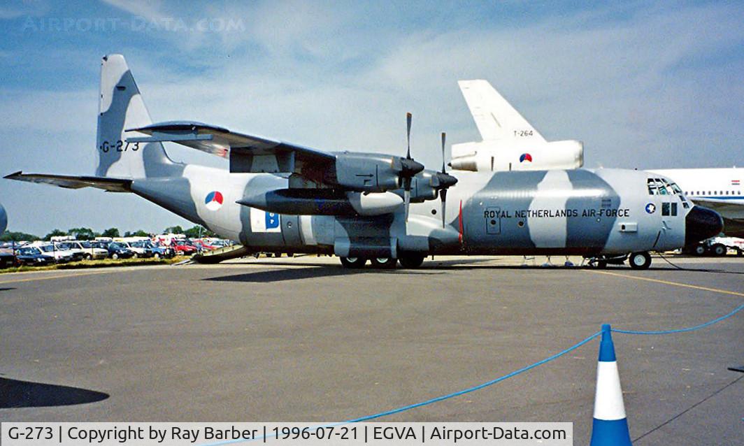 G-273, 1993 Lockheed C-130H-30 Hercules C/N 382-5273, Lockheed C-130H-30 Hercules [5273] (Royal Netherlands AF) RAF Fairford~G 21/07/1996