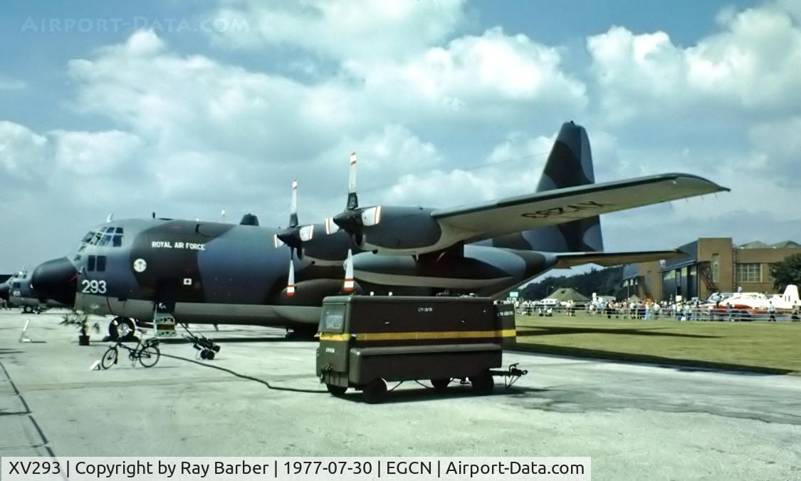 XV293, Lockheed C-130K Hercules C.1 C/N 382-4258, Lockheed C-130K Hercules C1 [4258] (RAF) RAF Finningley~G 30/07/1977. Image taken from a slide.