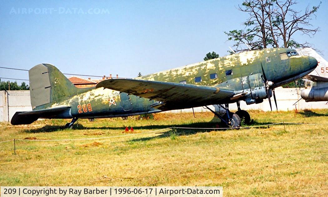 209, 1952 Lisunov Li-2P C/N 23441209, Lisunov Li-2P [234412090] (Ex Hungarian AF) Szolnok Museum~HA 17/06/1996.