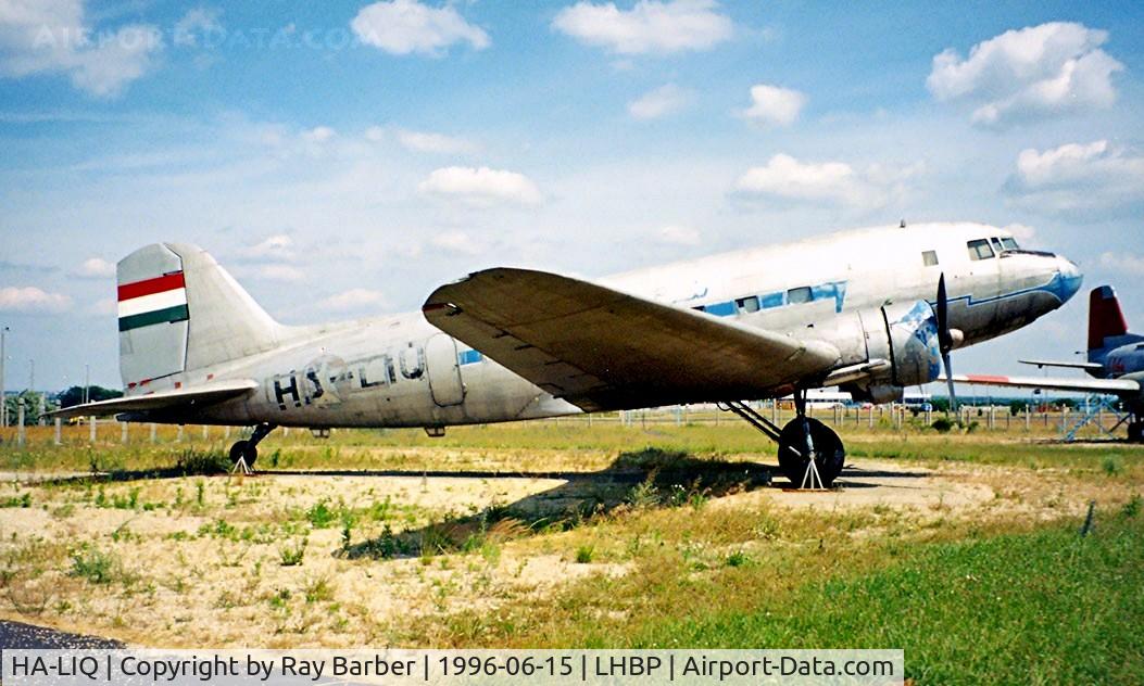 HA-LIQ, 1952 Lisunov Li-2 C/N 23441206, Lisunov Li-2T [23441206] (MALEV) Budapest-Ferihegy~HA 15/06/1996. Has since been re-painted.