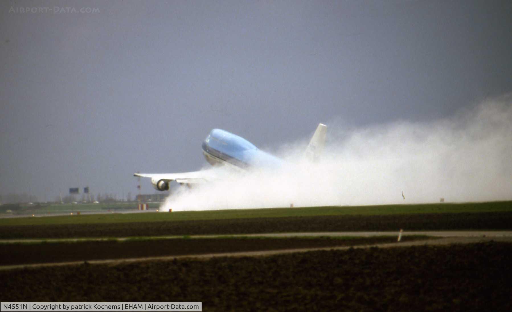 N4551N, 1984 Boeing 747-306M C/N 23137, Departed KLM B-747 306M Amsterdam Schiphol Airport