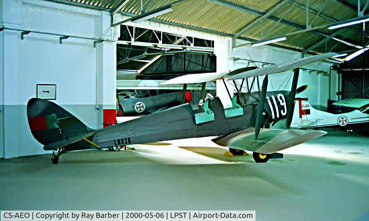 CS-AEO, 1942 De Havilland DH-82A Tiger Moth II C/N P37, De Havilland DH.82A Tiger Moth [P.37] Sintra-Lisbon~CS 06/05/2000
