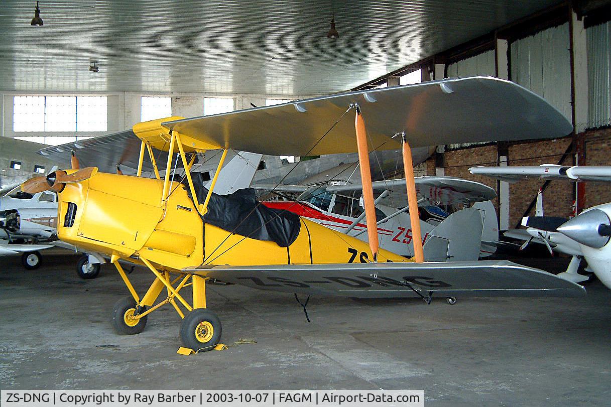 ZS-DNG, De Havilland Australia DH-82A Tiger Moth C/N DHA742, De Havilland DH.82A Tiger Moth [DHA742] Rand~ZS 07/10/2003