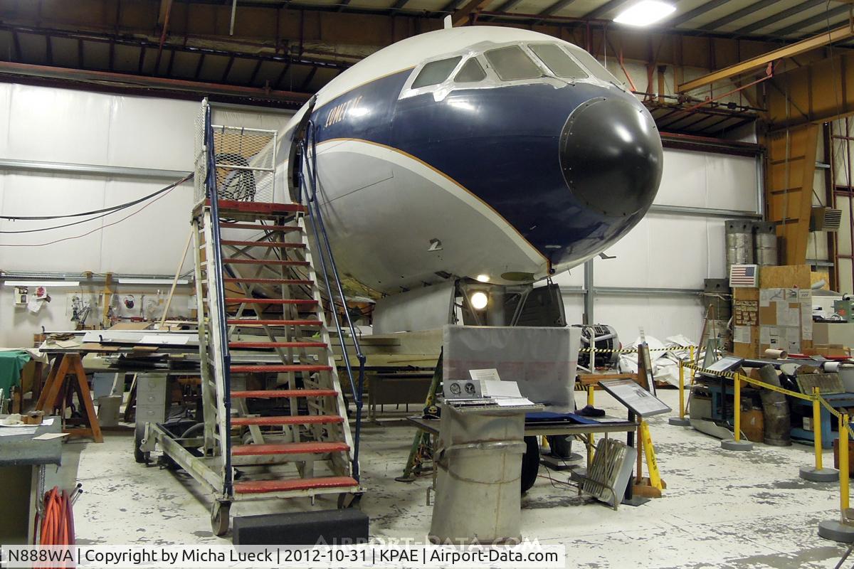 N888WA, 1959 De Havilland DH.106 Comet 4C C/N 6424, At the Museum of Flight Restoration Center, Everett