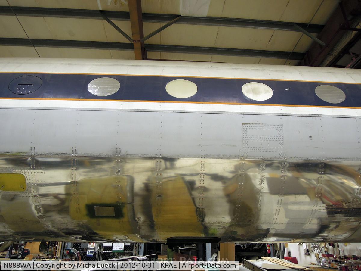N888WA, 1959 De Havilland DH.106 Comet 4C C/N 6424, At the Museum of Flight Restoration Center, Everett