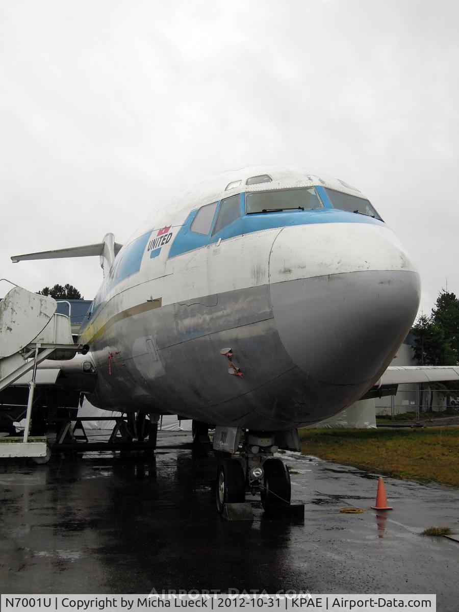 N7001U, 1963 Boeing 727-22 C/N 18293, At the Museum of Flight Restoration Center, Everett