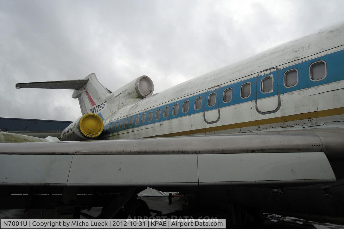 N7001U, 1963 Boeing 727-22 C/N 18293, At the Museum of Flight Restoration Center, Everett