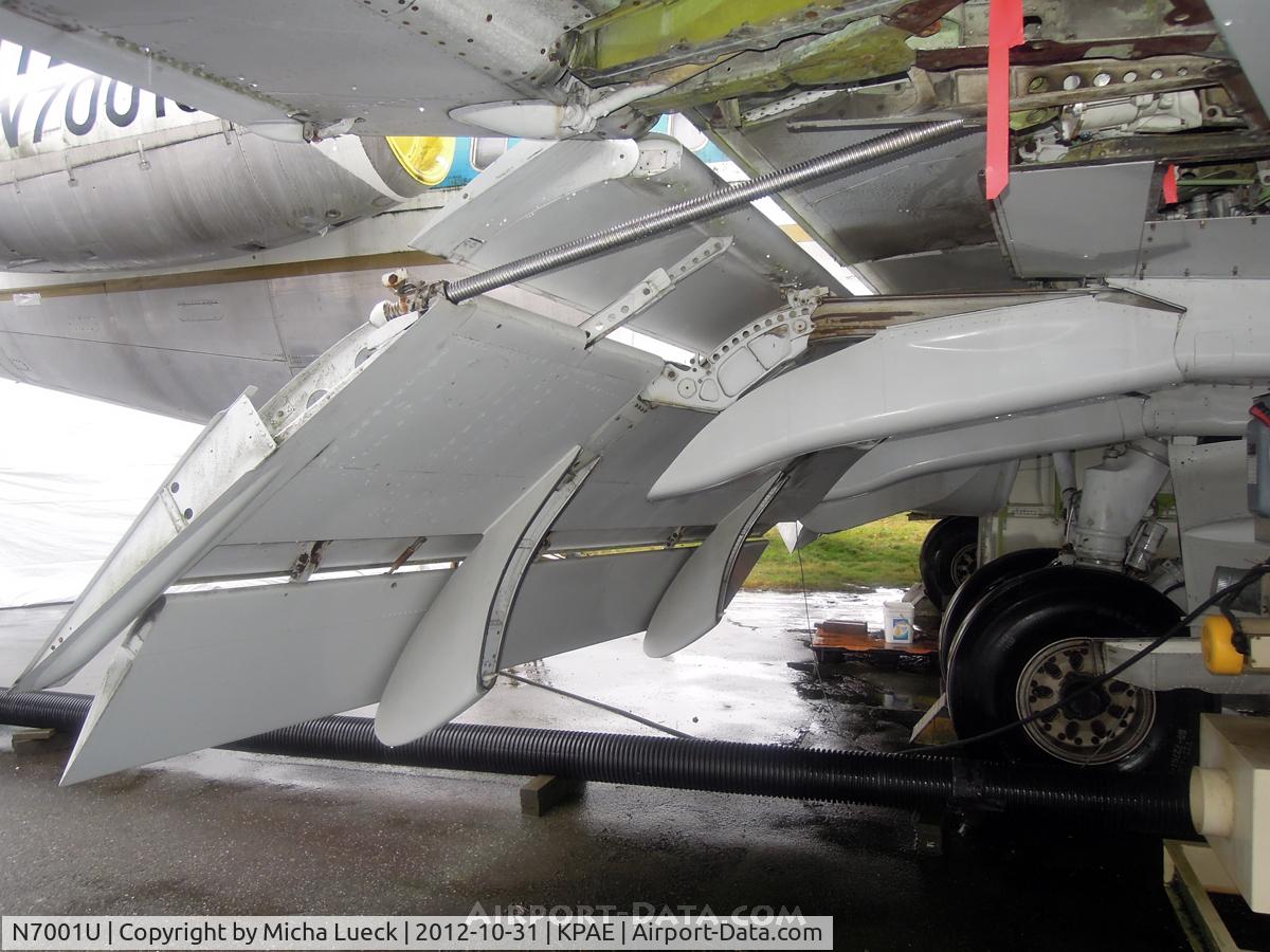 N7001U, 1963 Boeing 727-22 C/N 18293, At the Museum of Flight Restoration Center, Everett