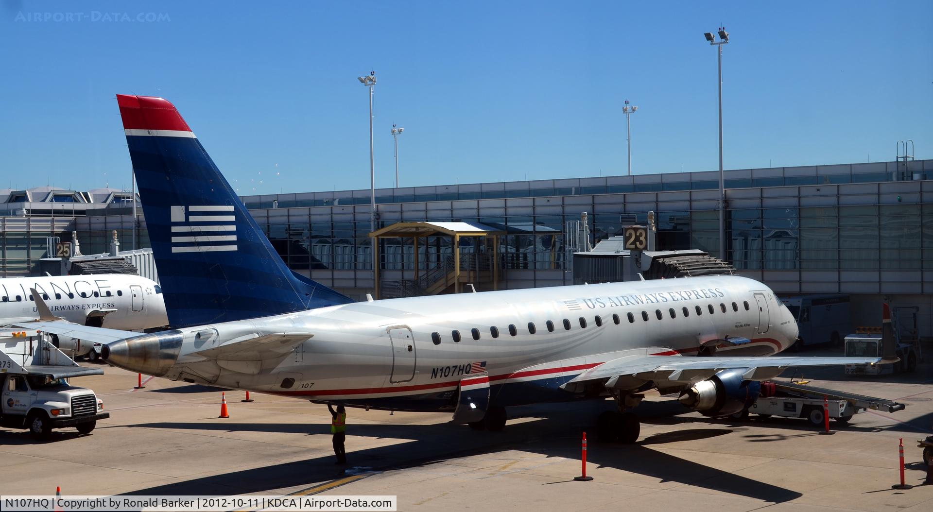 N107HQ, 2007 Embraer 175LR (ERJ-170-200LR) C/N 17000165, DCA VA