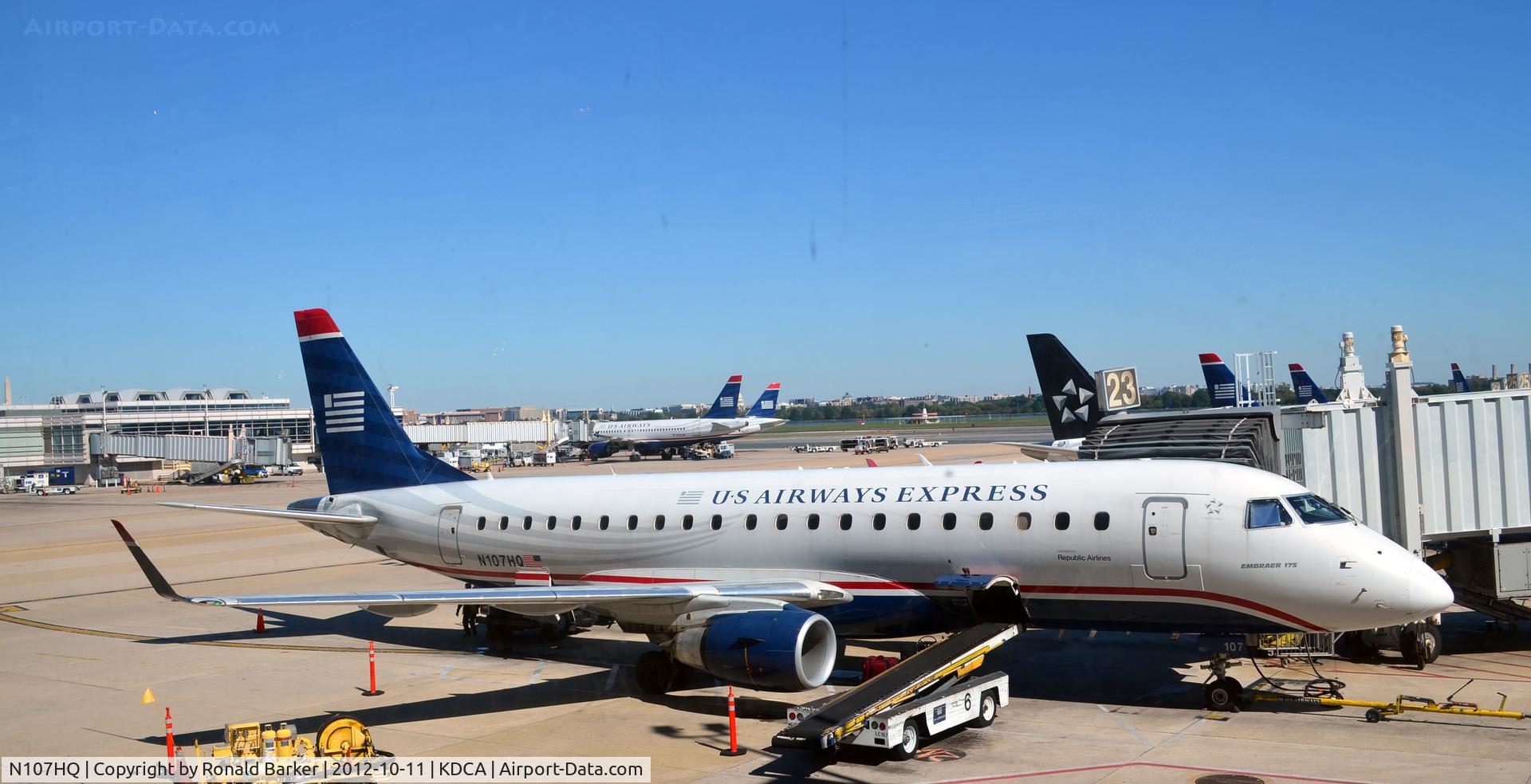N107HQ, 2007 Embraer 175LR (ERJ-170-200LR) C/N 17000165, DCA VA