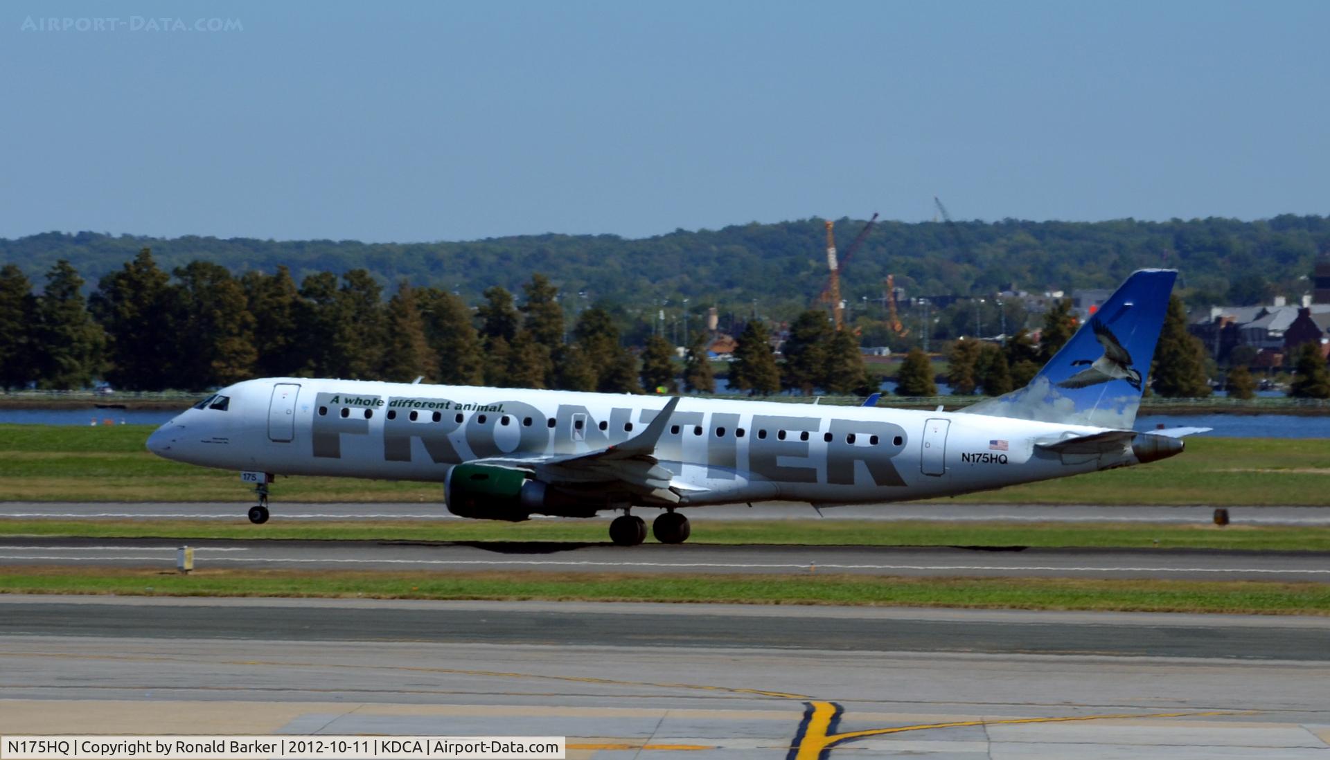 N175HQ, 2008 Embraer 190AR (ERJ-190-100IGW) C/N 19000216, Takeoff DCA