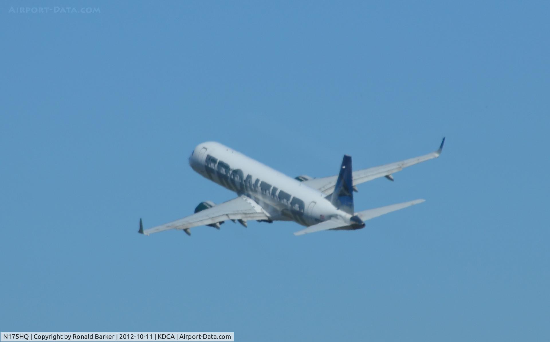 N175HQ, 2008 Embraer 190AR (ERJ-190-100IGW) C/N 19000216, Takeoff DCA