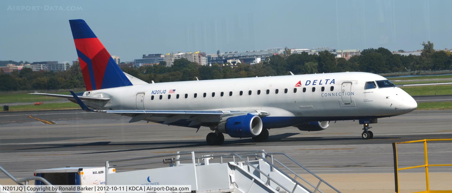 N201JQ, 2008 Embraer 175LR (ERJ-170-200LR) C/N 17000235, DCA VA