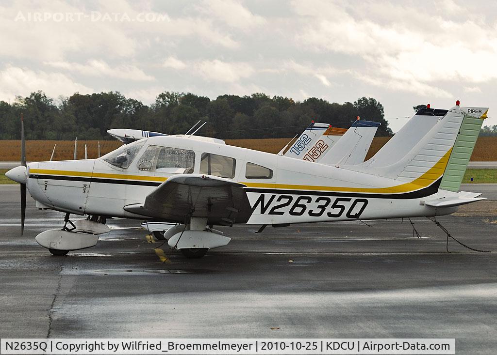 N2635Q, 1977 Piper PA-28-161 C/N 28-7716115, Seen parked at Decatur, Alabama.