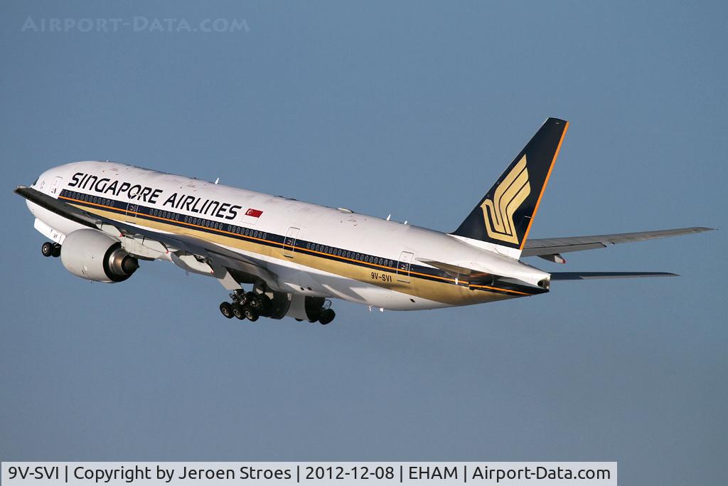 9V-SVI, 2002 Boeing 777-212/ER C/N 32316, winterlight