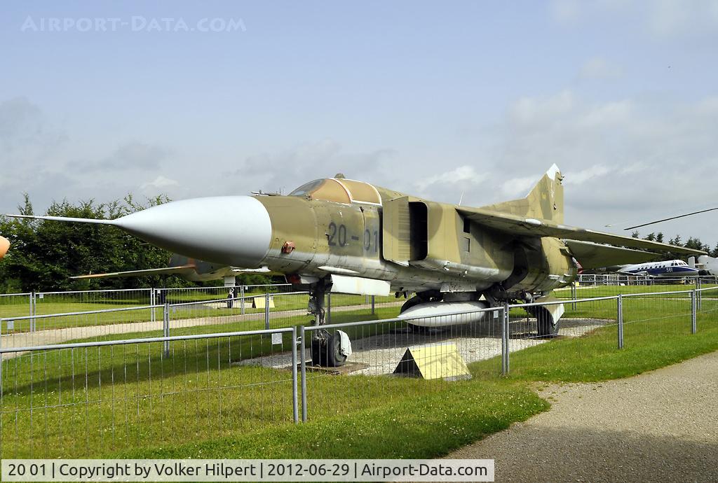 20 01, Mikoyan-Gurevich MiG-23MF C/N 390213095, at Museum Hermeskeil, Germany