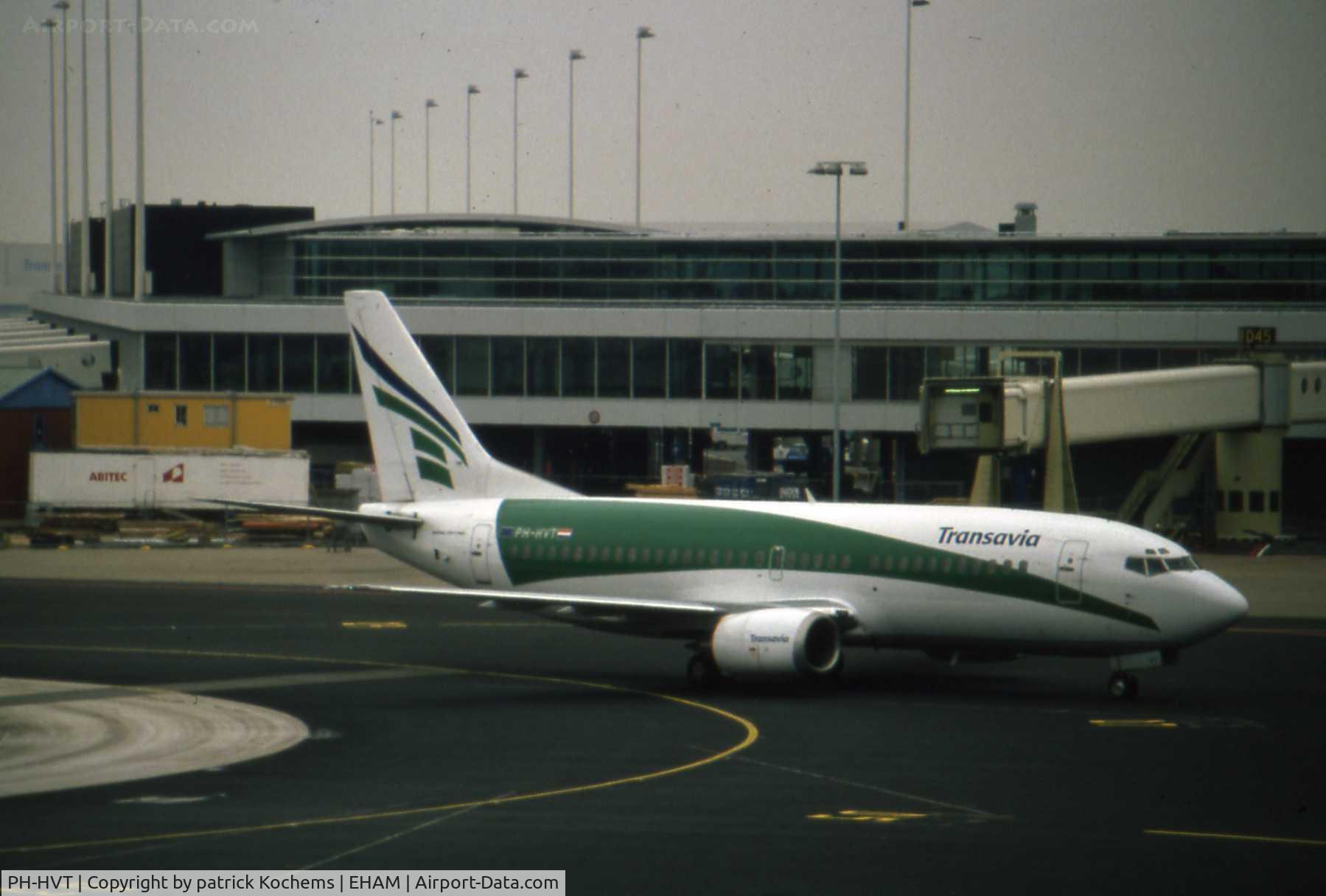 PH-HVT, 1990 Boeing 737-3K2 C/N 24328, Transavia B737_300 at Schiphol-Airport Amsterdam