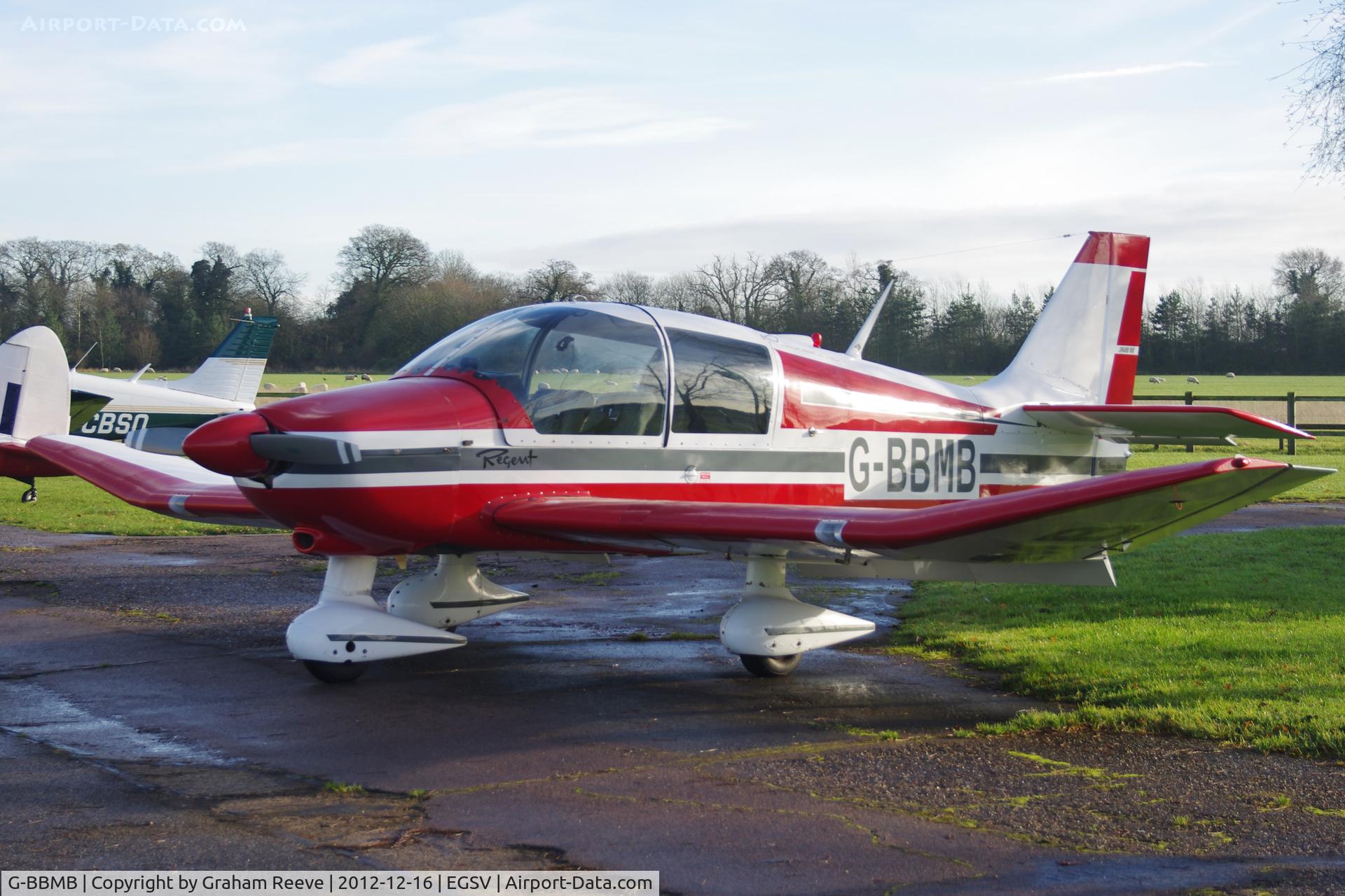 G-BBMB, 1973 Robin DR-400-180 Regent Regent C/N 848, Parked at Old Buckenham.