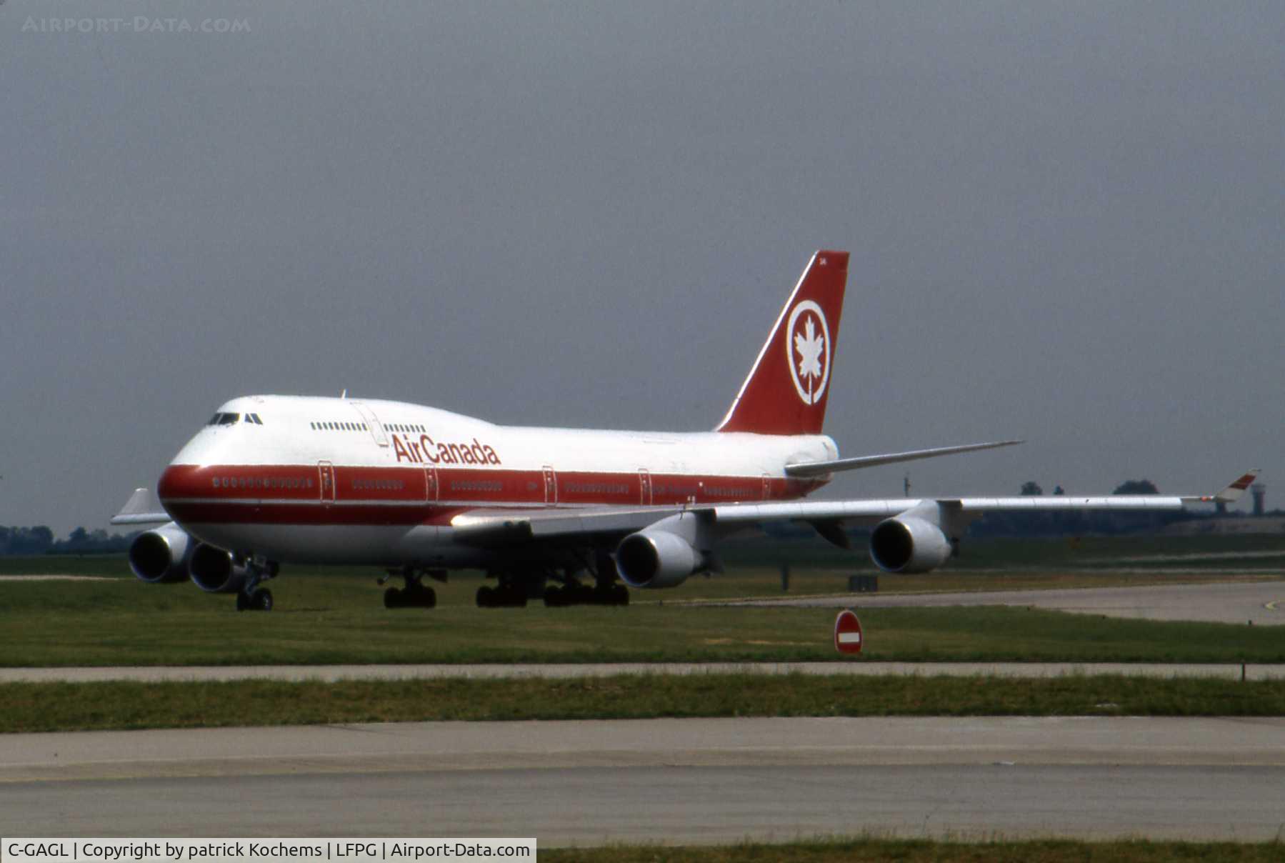 C-GAGL, 1991 Boeing 747-433F C/N 24998, Air Canada arrived at Charles de Gaulle