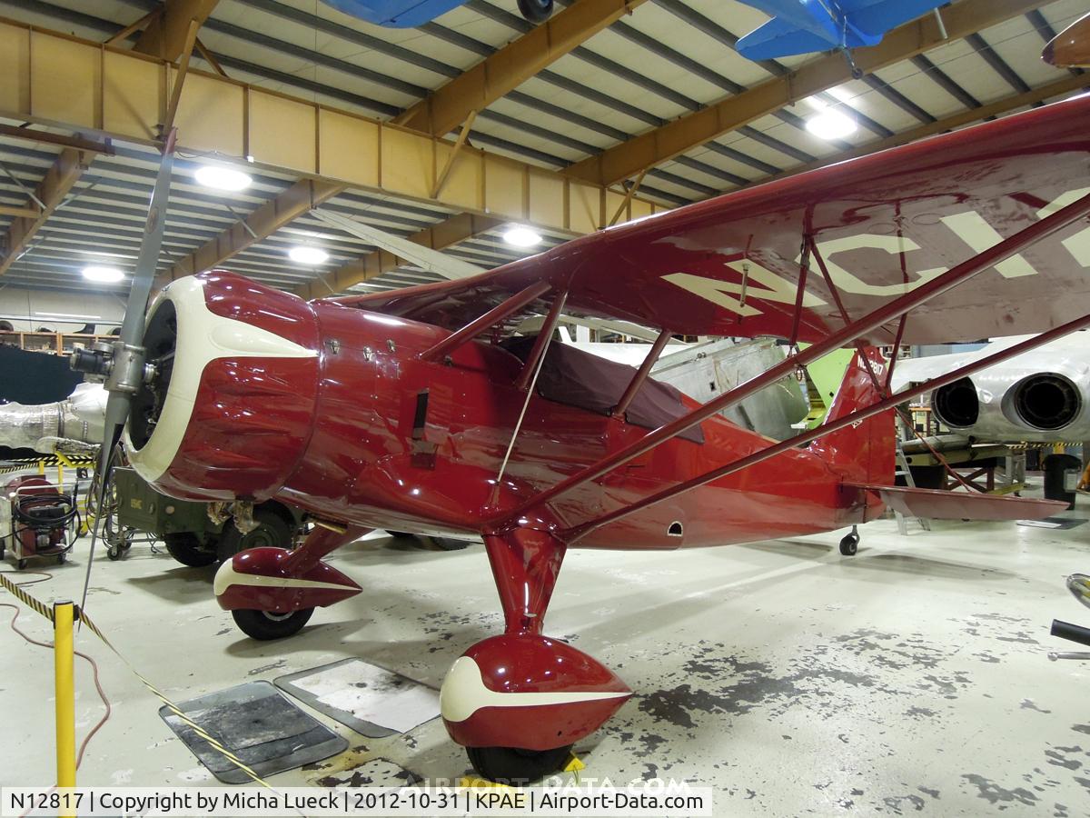 N12817, Stinson Model O C/N 10, At the Museum of Flight Restoration Center, Everett