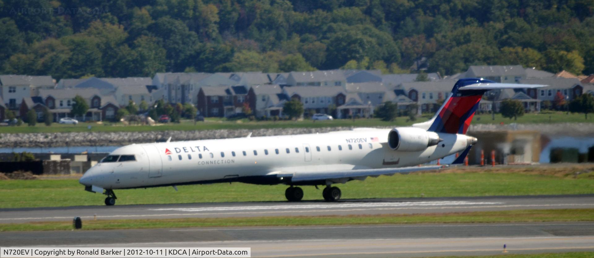 N720EV, 2003 Bombardier CRJ-701 (CL-600-2C10) Regional Jet C/N 10115, Takeoff DCA