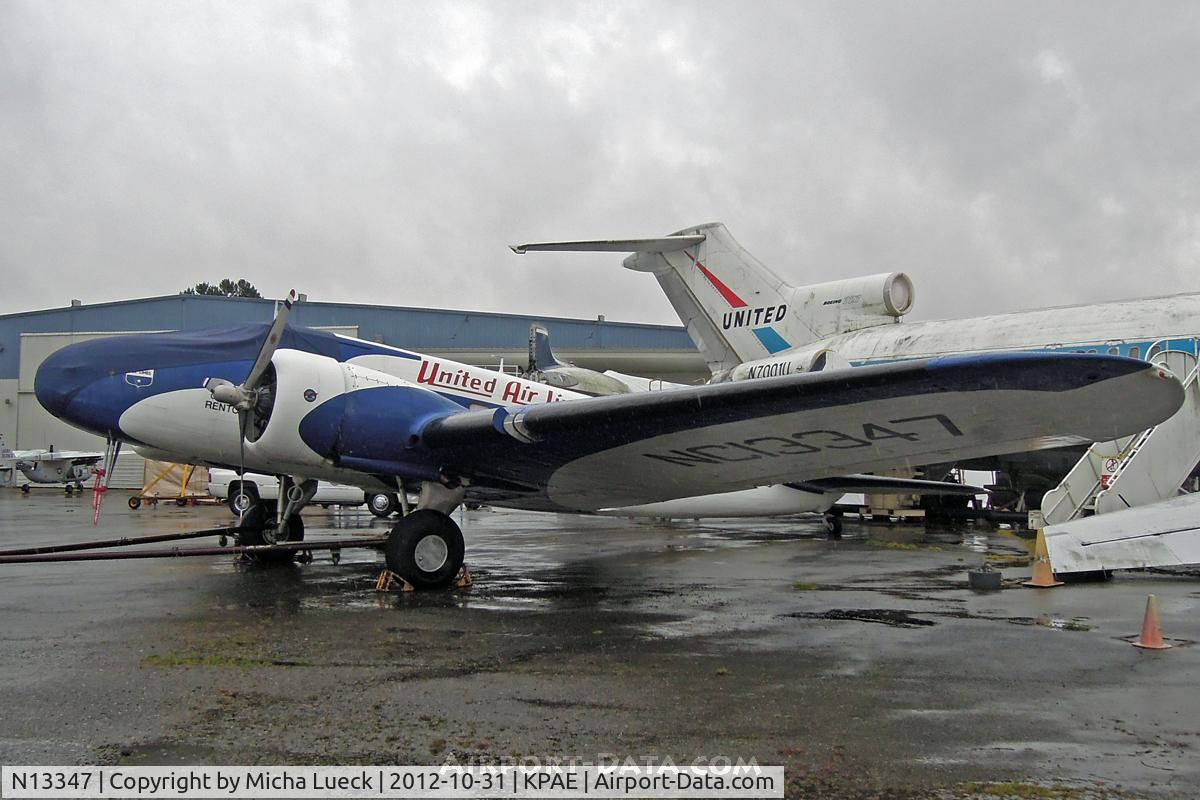 N13347, 1933 Boeing 247D C/N 1729, At the Museum of Flight Restoration Center, Everett