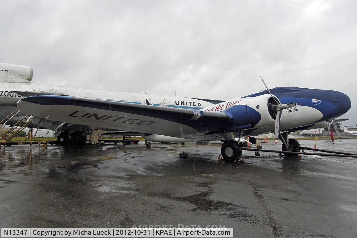 N13347, 1933 Boeing 247D C/N 1729, At the Museum of Flight Restoration Center, Everett