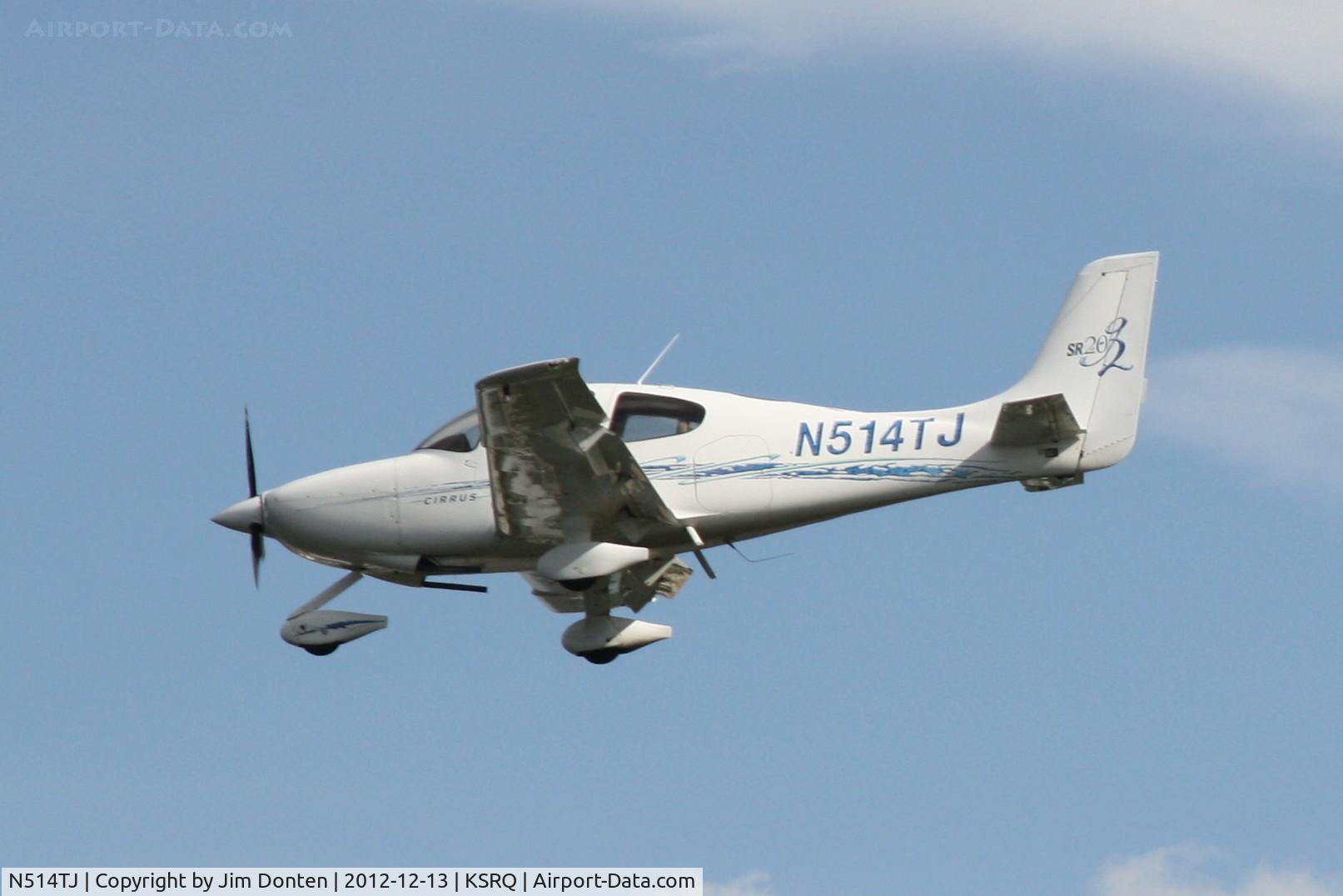 N514TJ, 2006 Cirrus SR20 C/N 1617, Cirrus SR-20 (N514TJ) arrives at Sarasota-Bradenton International Airport