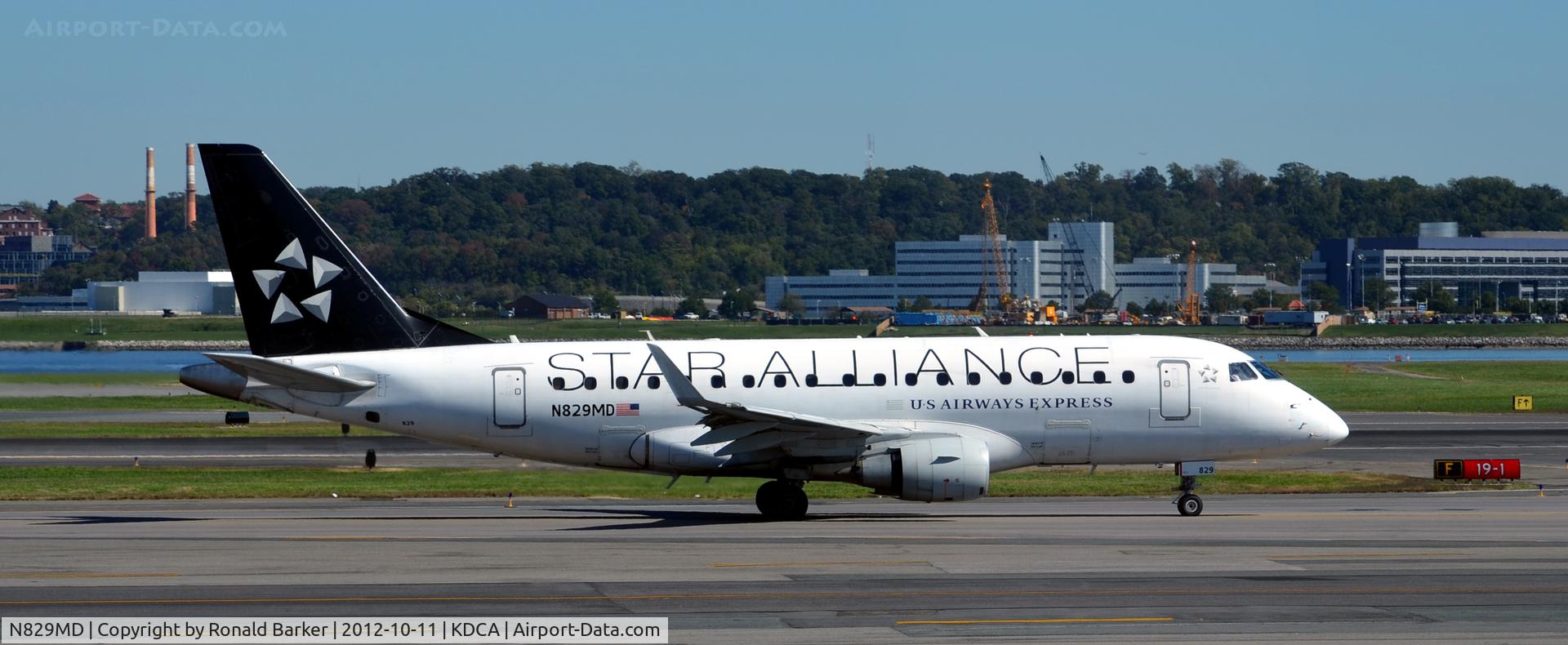 N829MD, 2005 Embraer 170SU (ERJ-170-100SU) C/N 17000049, DCA VA