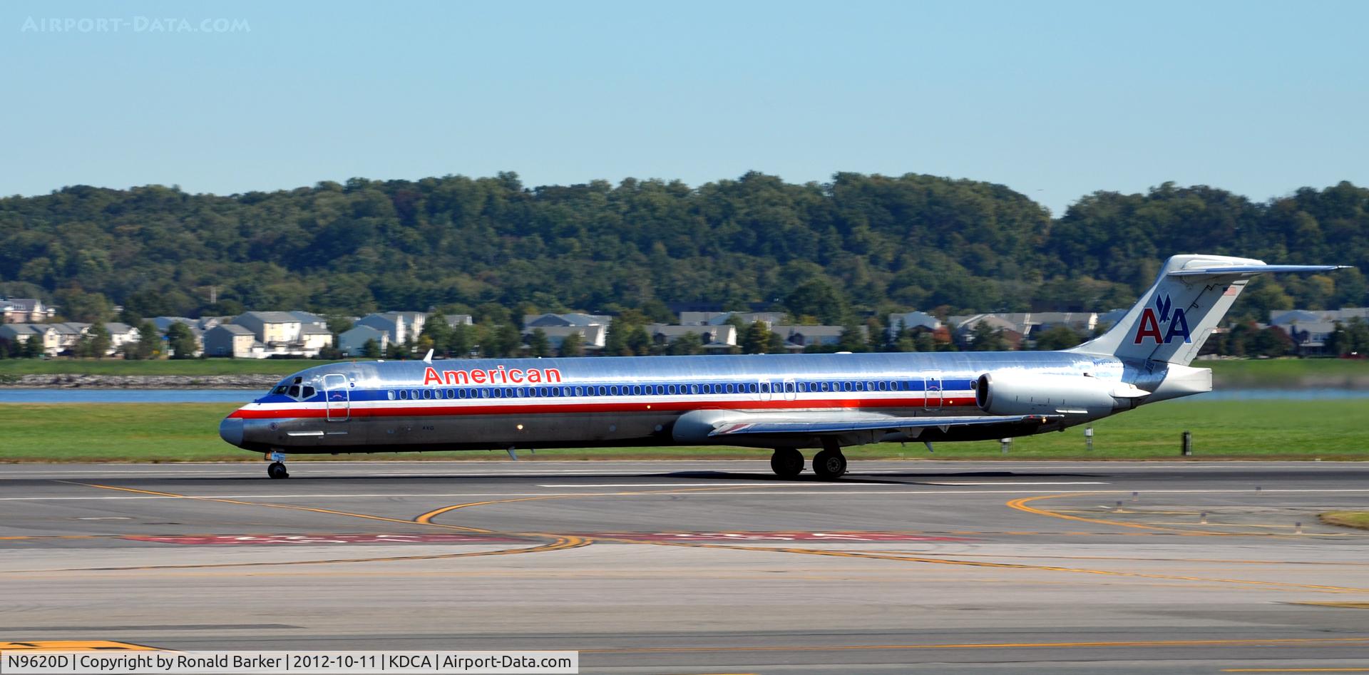 N9620D, 1997 McDonnell Douglas MD-83 (DC-9-83) C/N 53591, Takeoff DCA