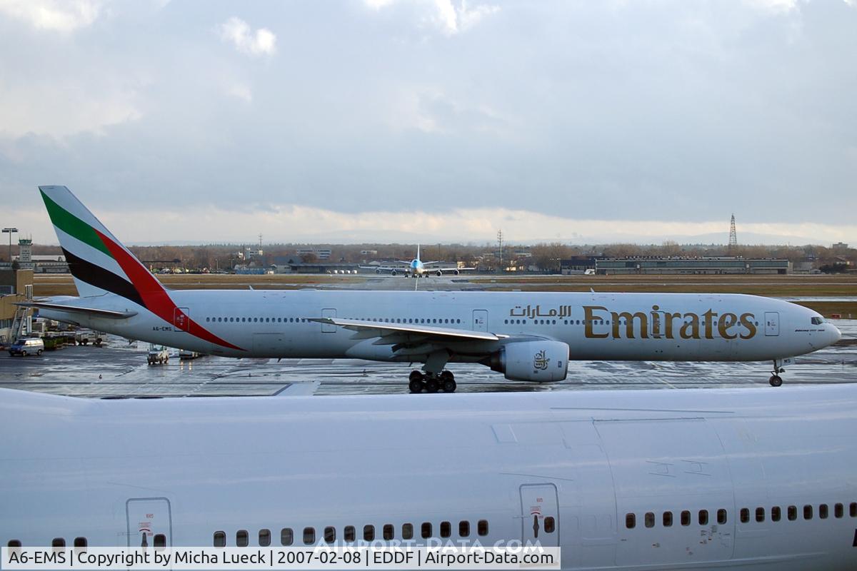 A6-EMS, 2002 Boeing 777-31H C/N 29067, At Frankfurt
