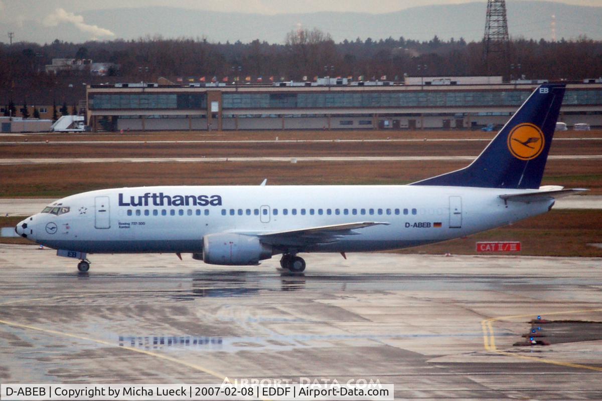 D-ABEB, 1991 Boeing 737-330 C/N 25148, At Frankfurt