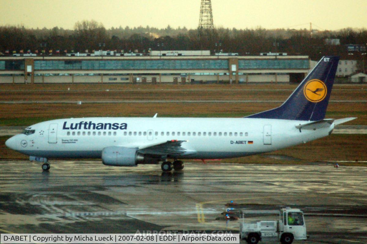 D-ABET, 1994 Boeing 737-330 C/N 27903, At Frankfurt