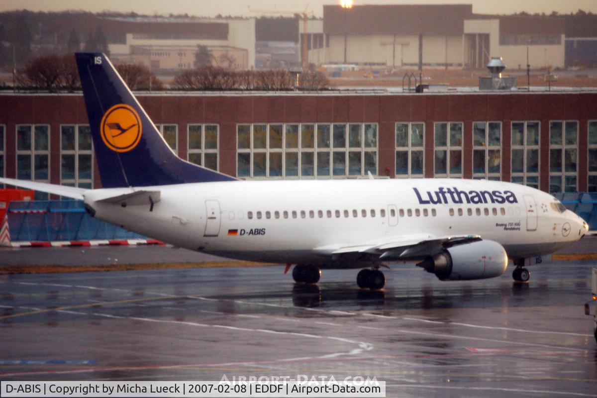 D-ABIS, 1991 Boeing 737-530 C/N 24942, At Frankfurt