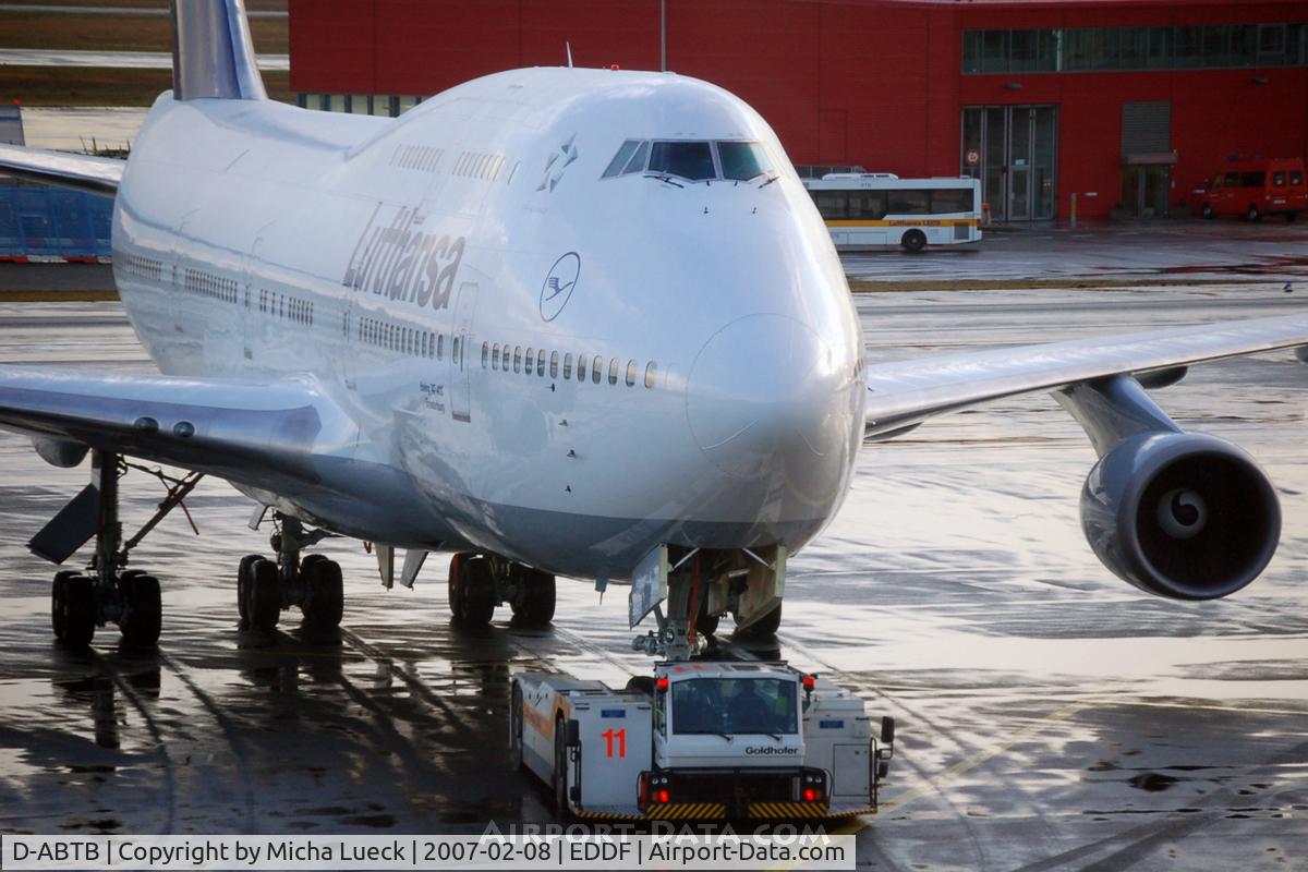 D-ABTB, 1989 Boeing 747-430M C/N 24286, At Frankfurt