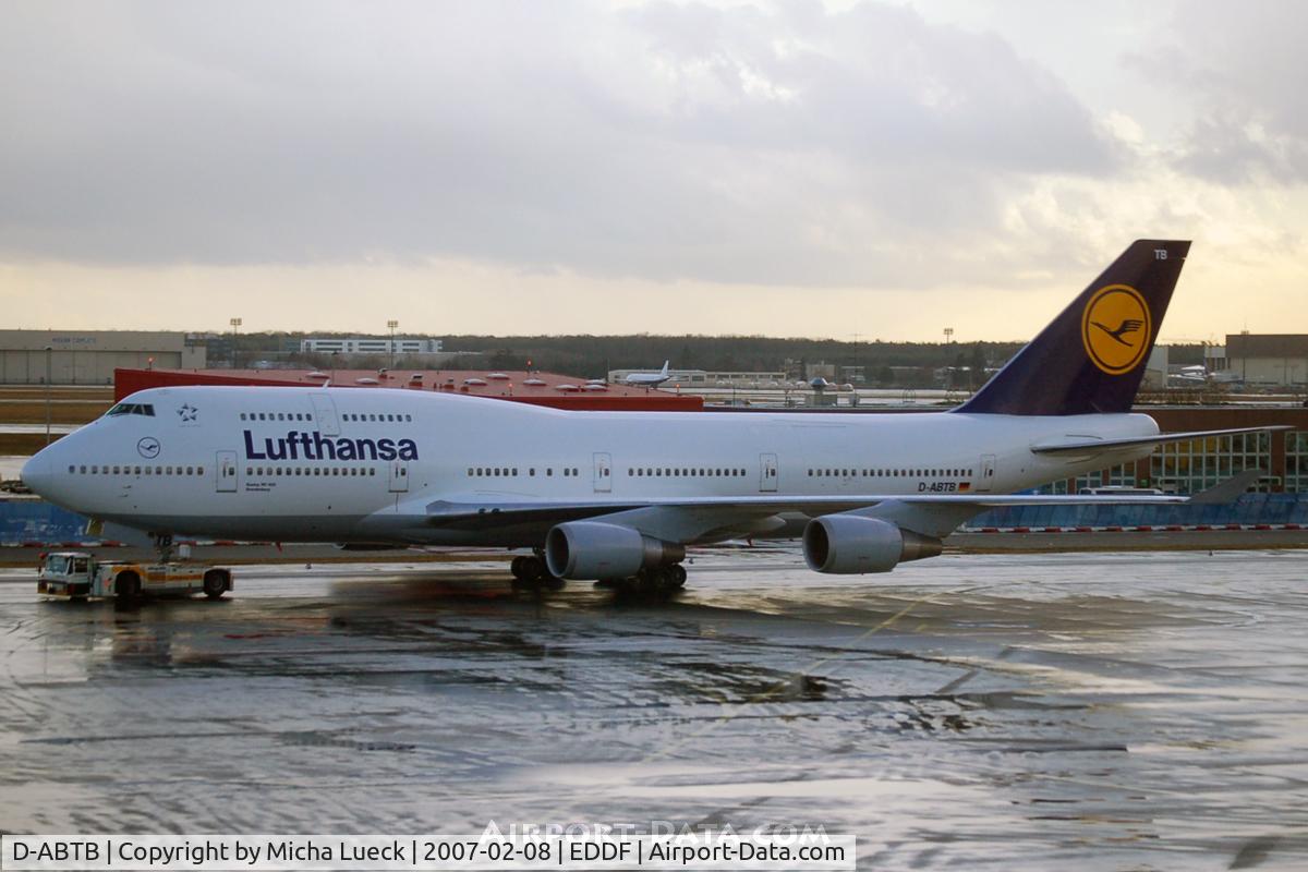 D-ABTB, 1989 Boeing 747-430M C/N 24286, At Frankfurt