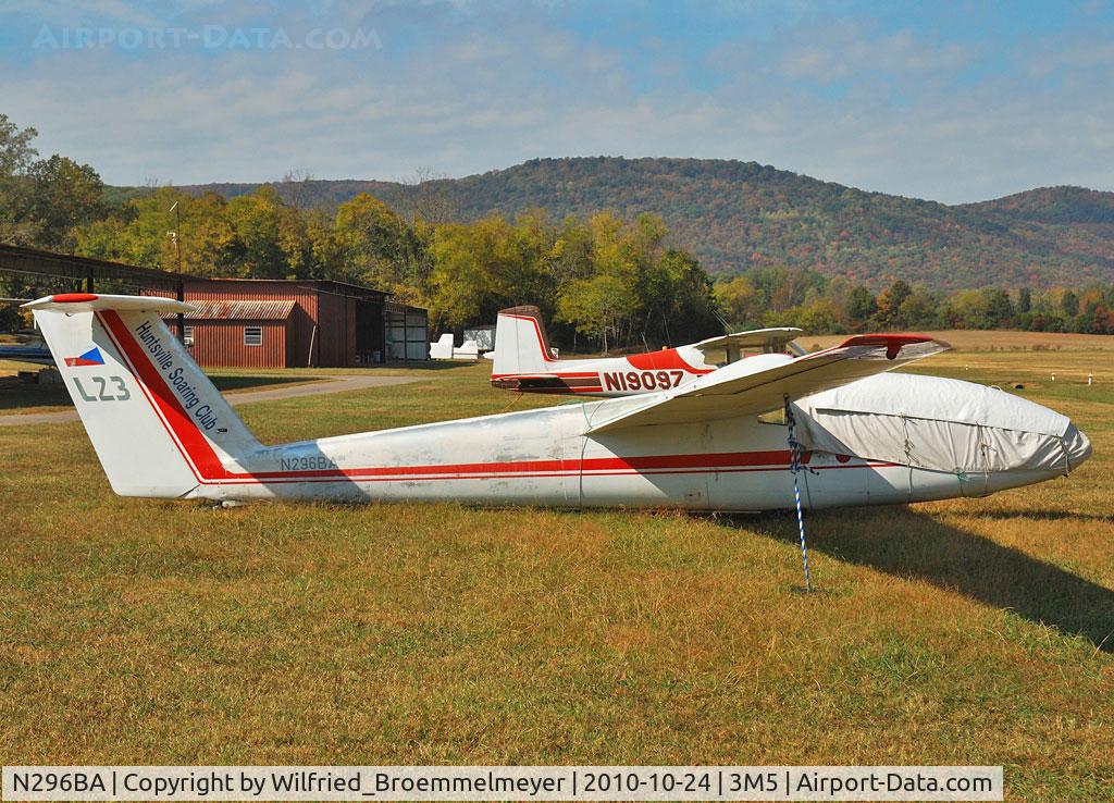 N296BA, 1994 Let L-23 Super Blanik C/N 948117, Seen parked at Moontown on my spotter tour 2010.