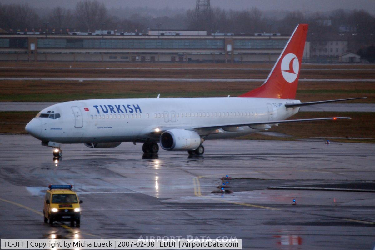 TC-JFF, 1998 Boeing 737-8F2 C/N 29768, At Frankfurt
