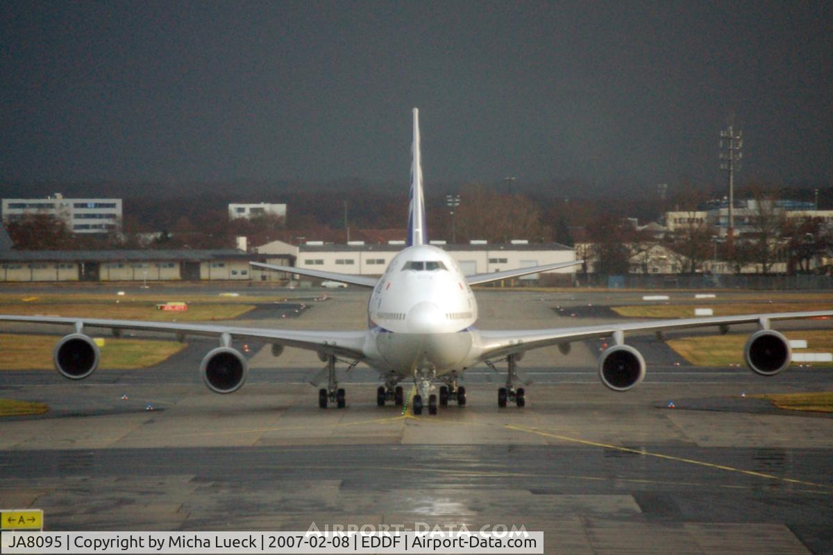 JA8095, 1990 Boeing 747-481 C/N 24833, At Frankfurt