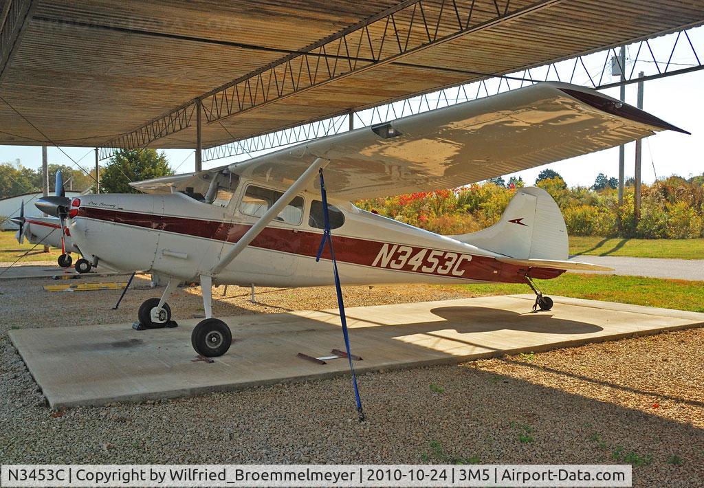 N3453C, 1954 Cessna 170B C/N 26496, Seen on my spotter tour 2010