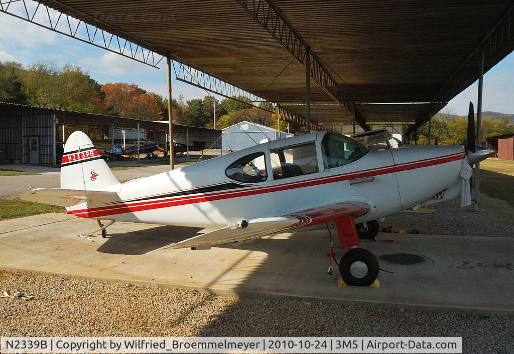 N2339B, 1948 Temco GC-1B Swift C/N 3639, A nice day for spotting at Moontown Airfield.